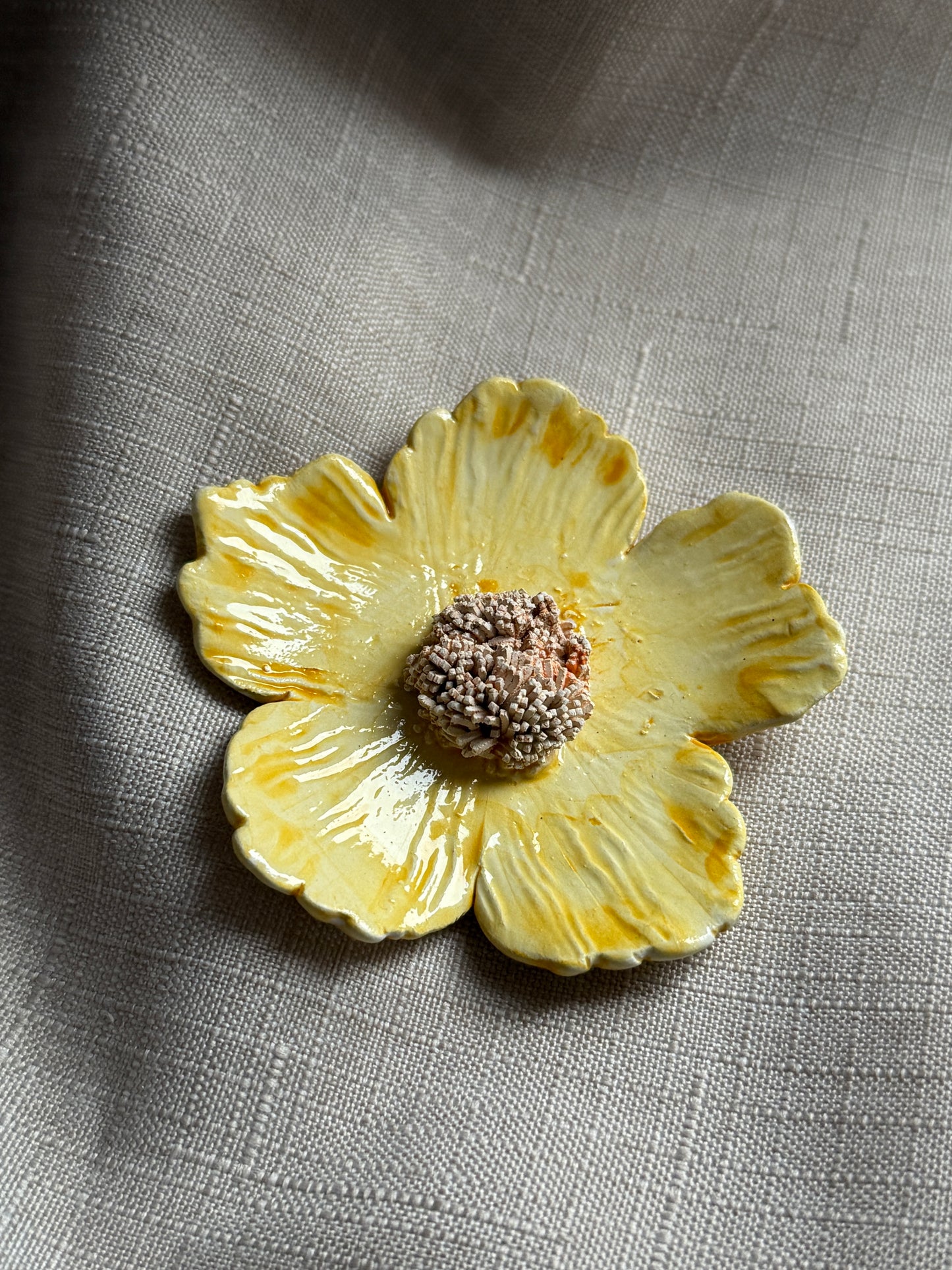 Fiore Decorativo S - Giallo