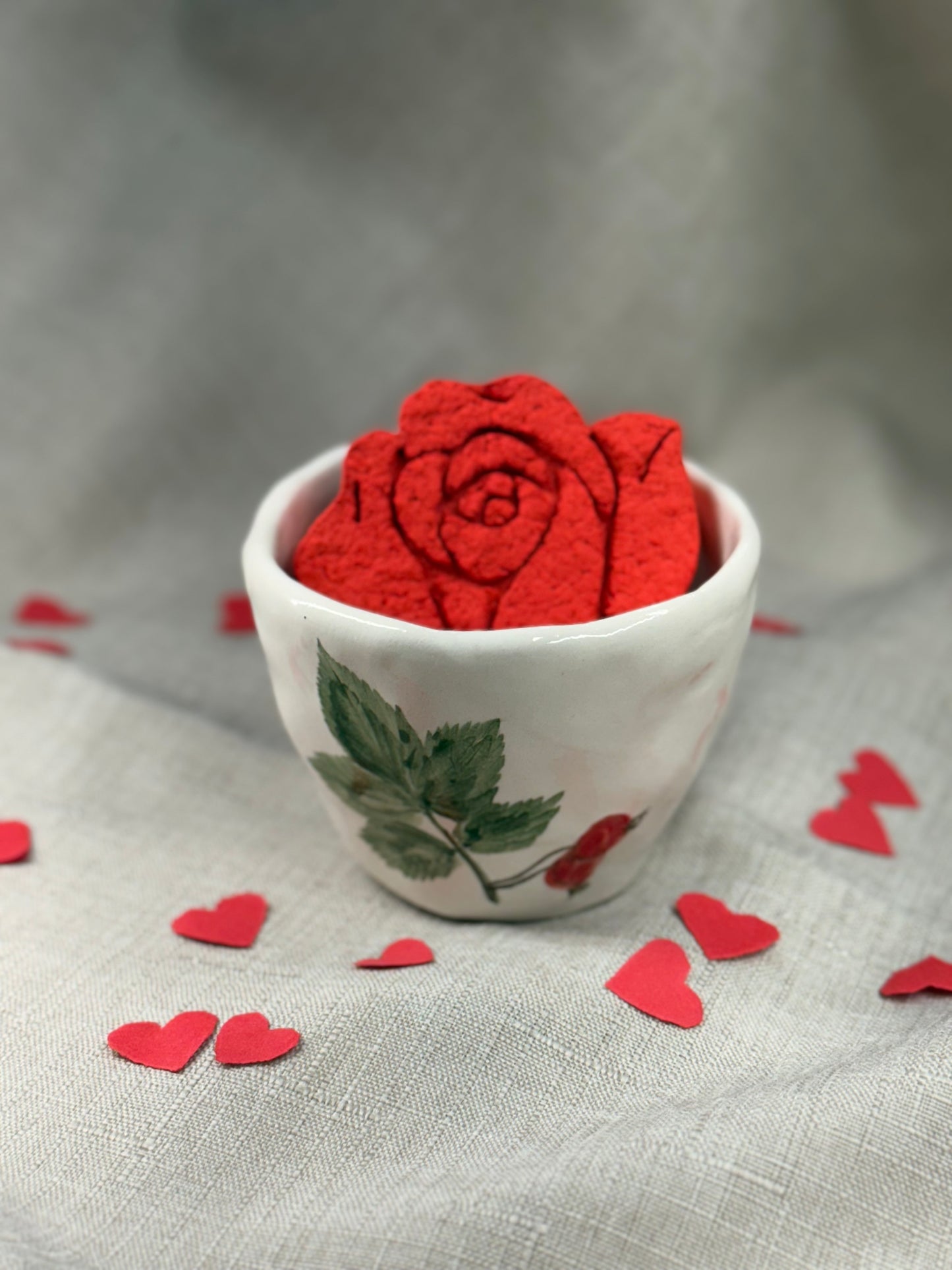 Kit Coltiva l’amore ROSA - vasetto + forma piantabile