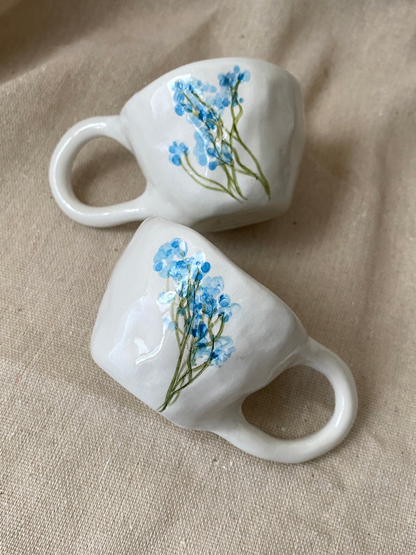 TAZZINA caffè - Gypsophila blu