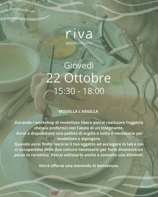 Workshop - Modella un oggetto in argilla