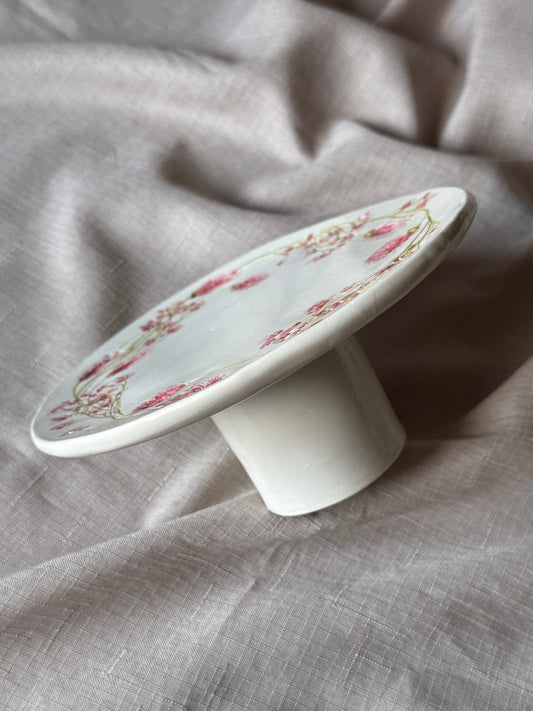 Alzatina - Fiori rosa