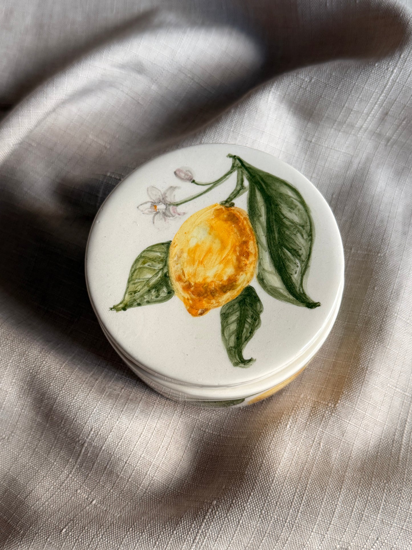 Scatola portagioie - Limone e zagara