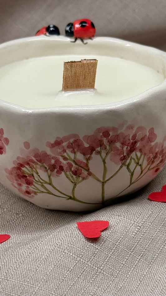 CANDELA - Coccinelle e Gypsophila