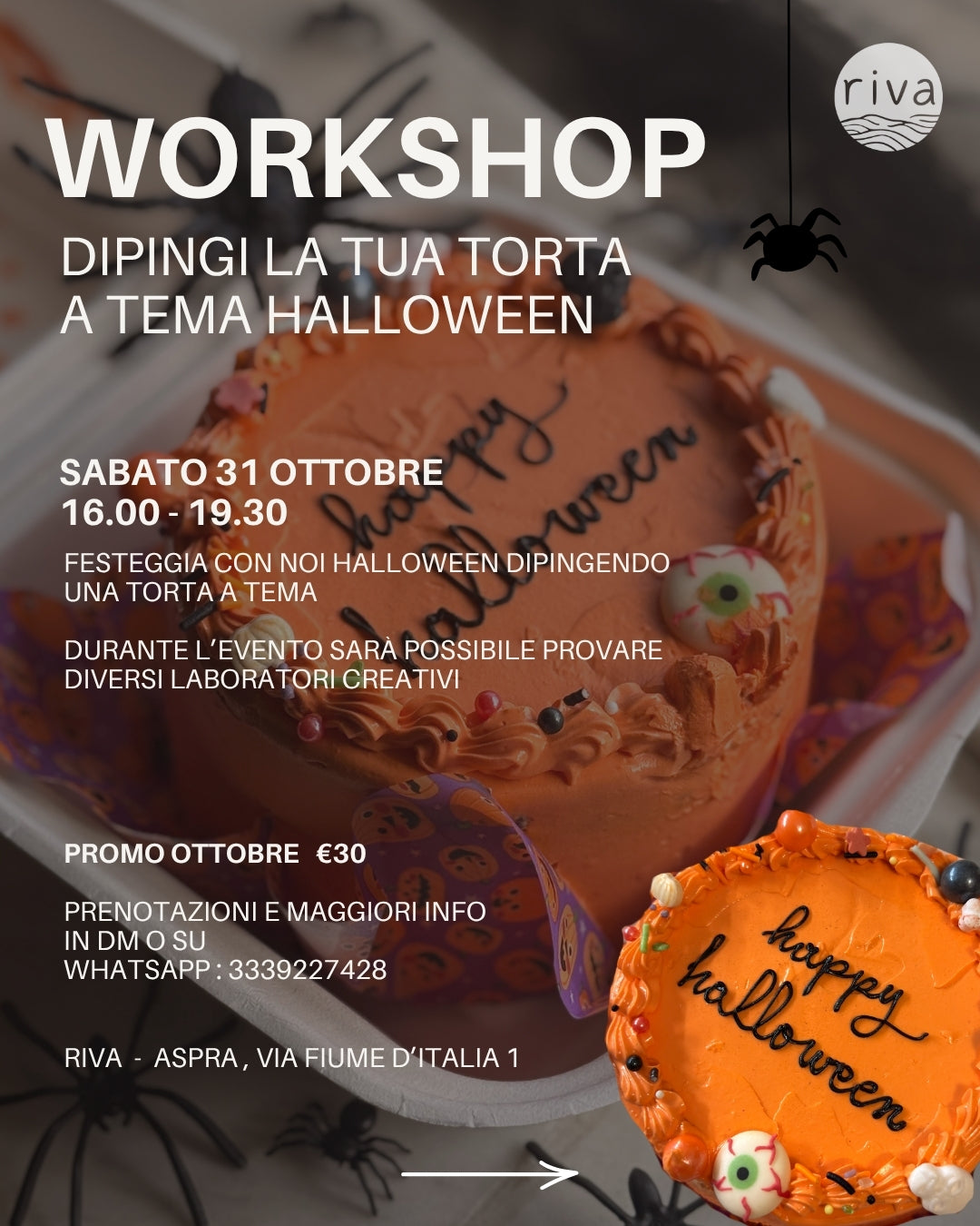 Workshop - Torta tema Halloween