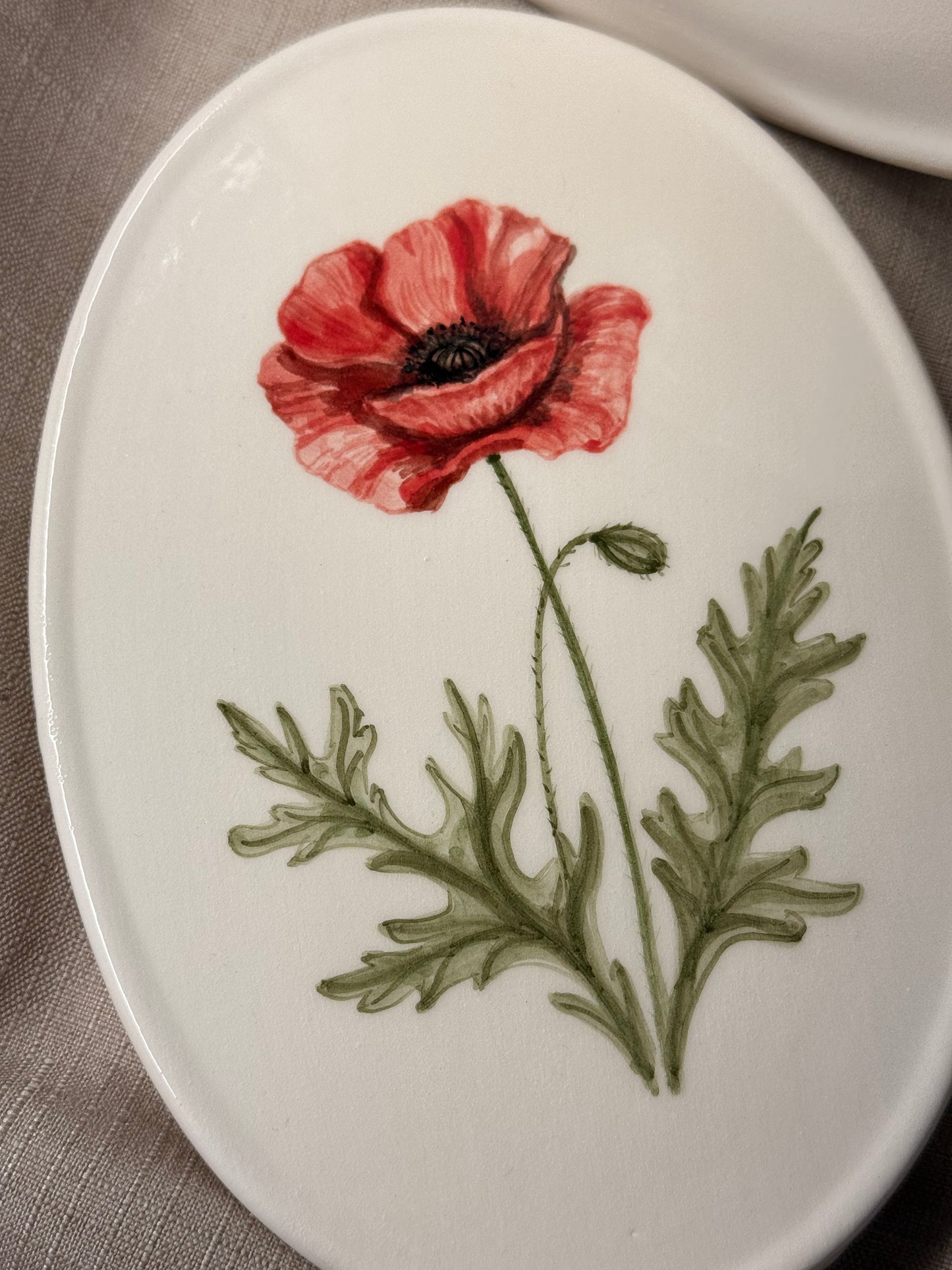 Scatola portagioie grande - Papavero