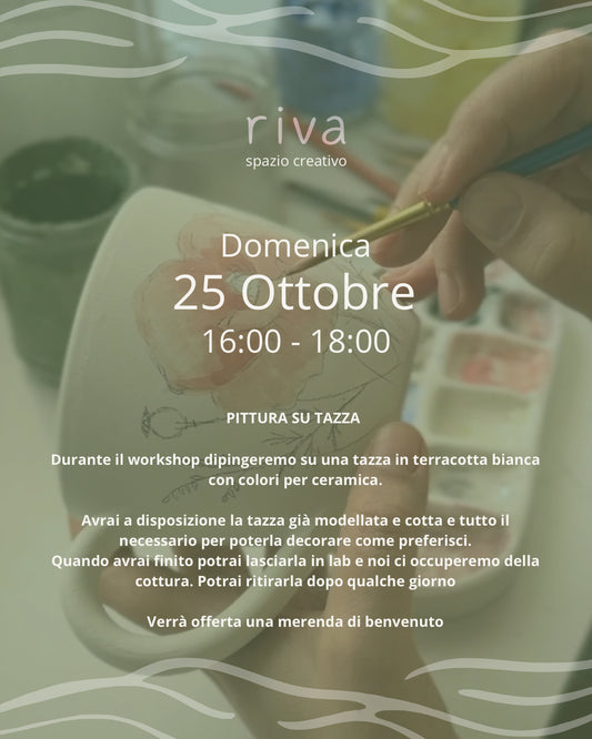 Workshop - Dipingi su Tazza in ceramica