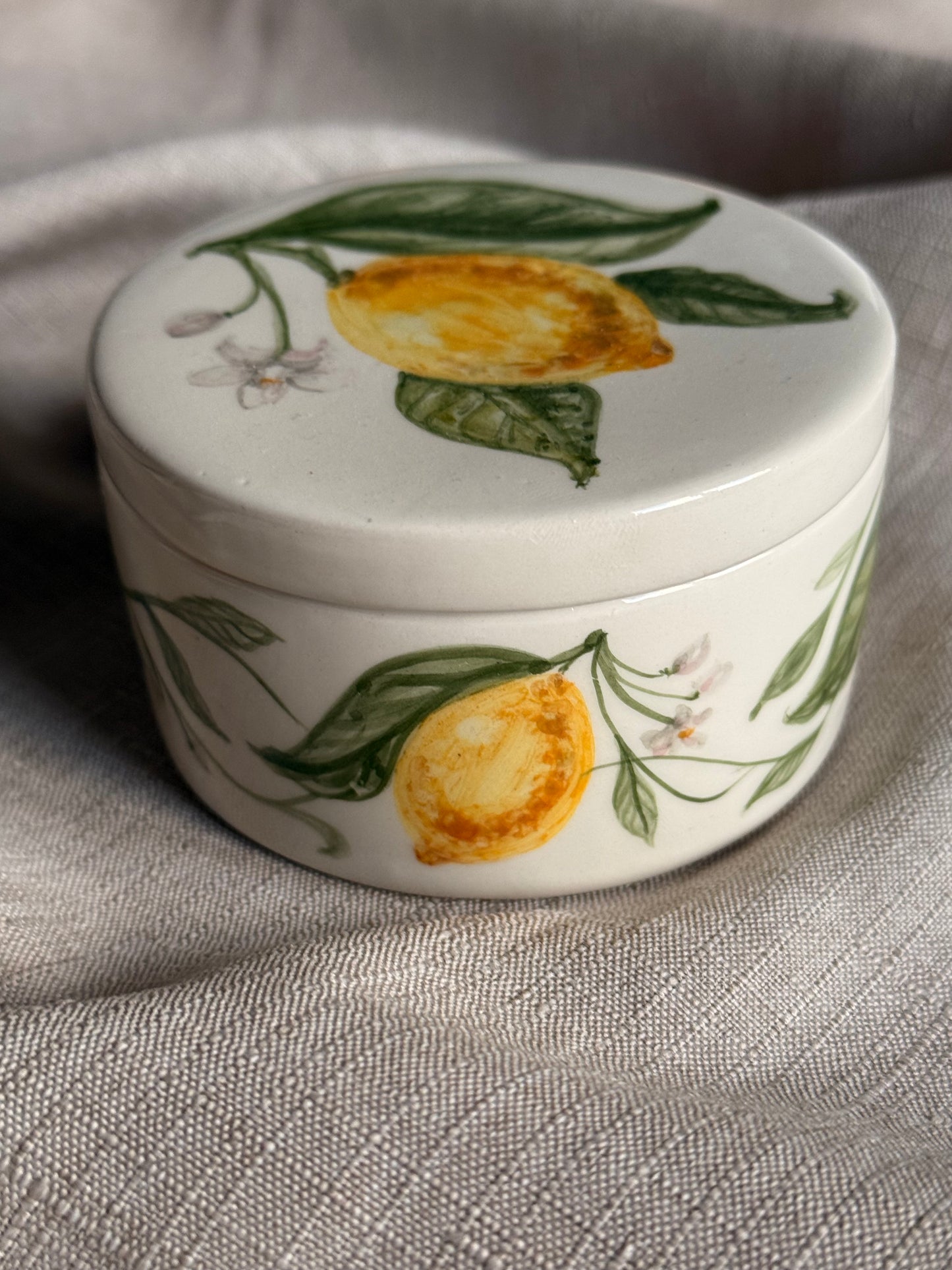 Scatola portagioie - Limone e zagara