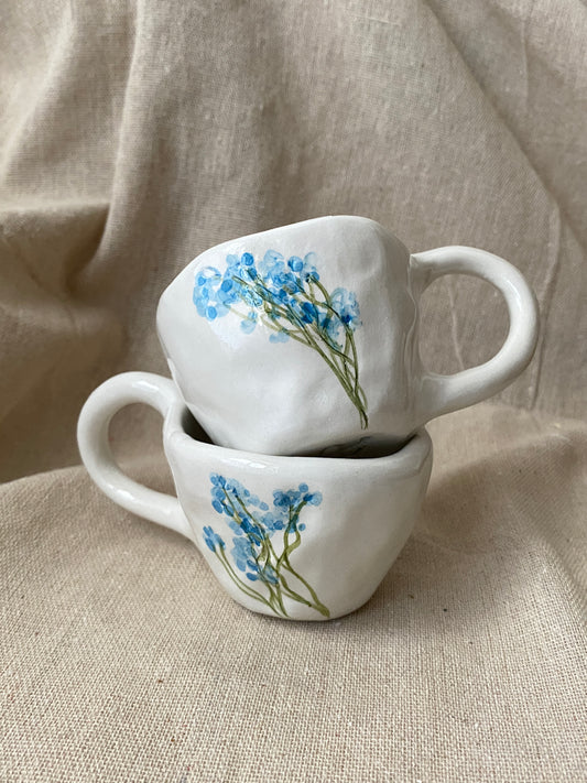 Set di 4 tazzine da caffè con piattino in porcellana multicolore, 12 Set di 4 tazzine da caffè con piattino in porcellana multicolore, 12