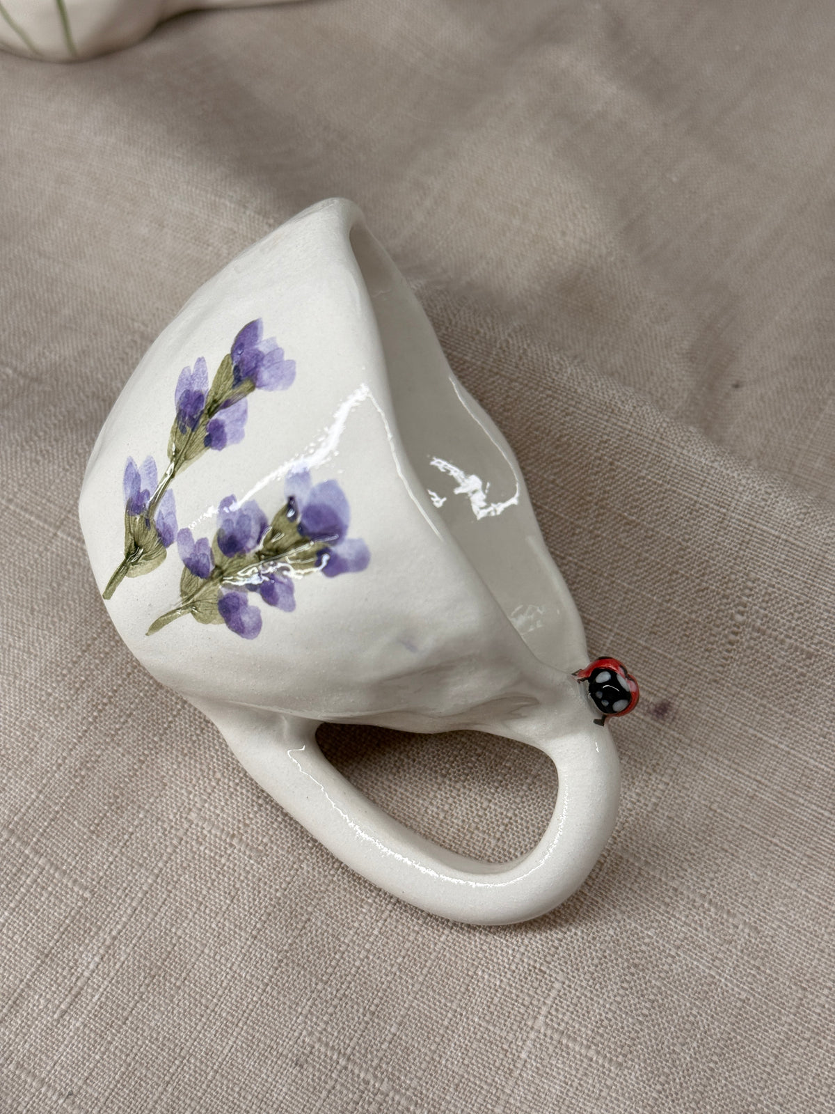 TAZZINA caffè espresso - coccinella fiori misti
