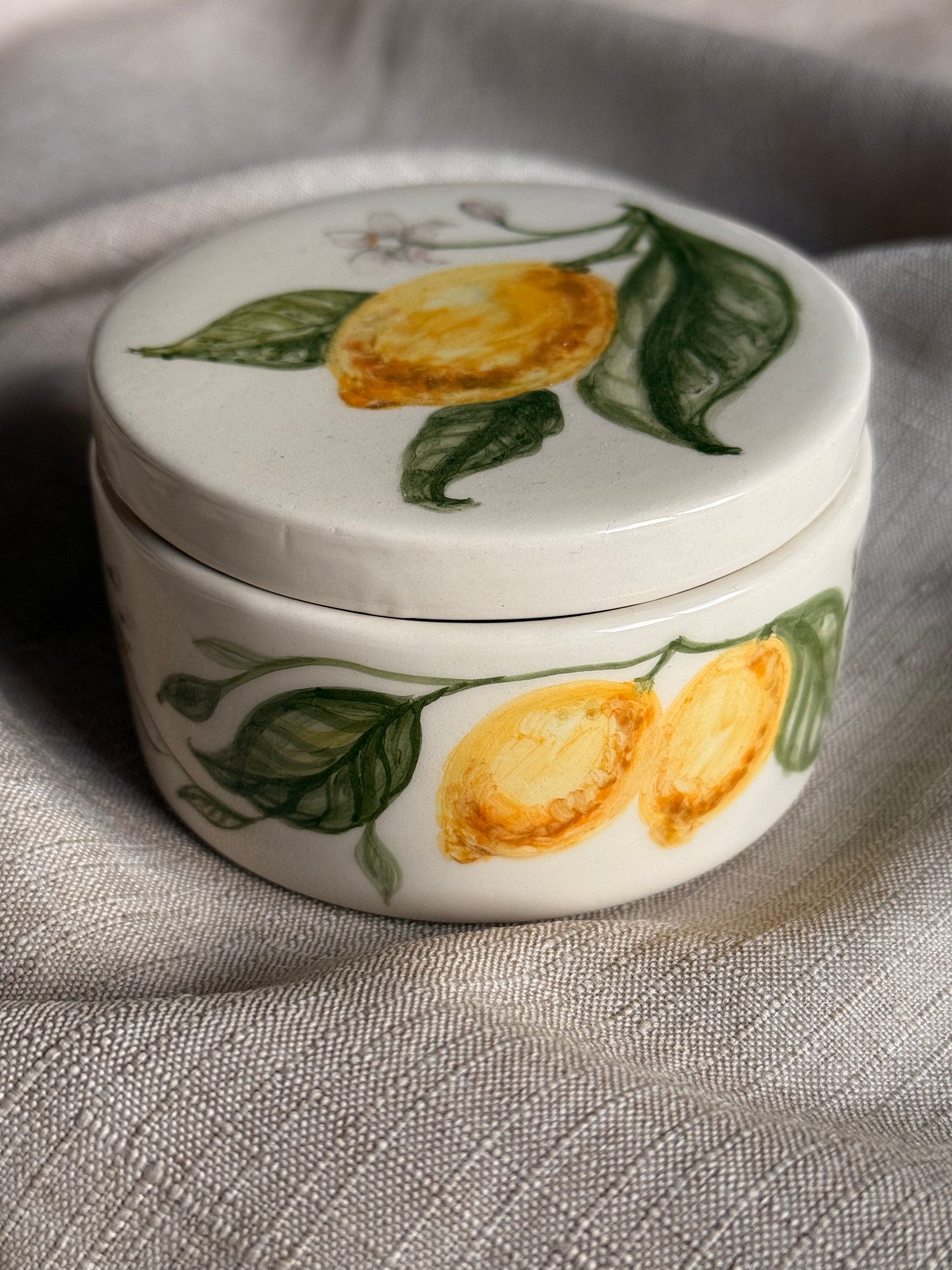 Scatola portagioie - Limone e zagara