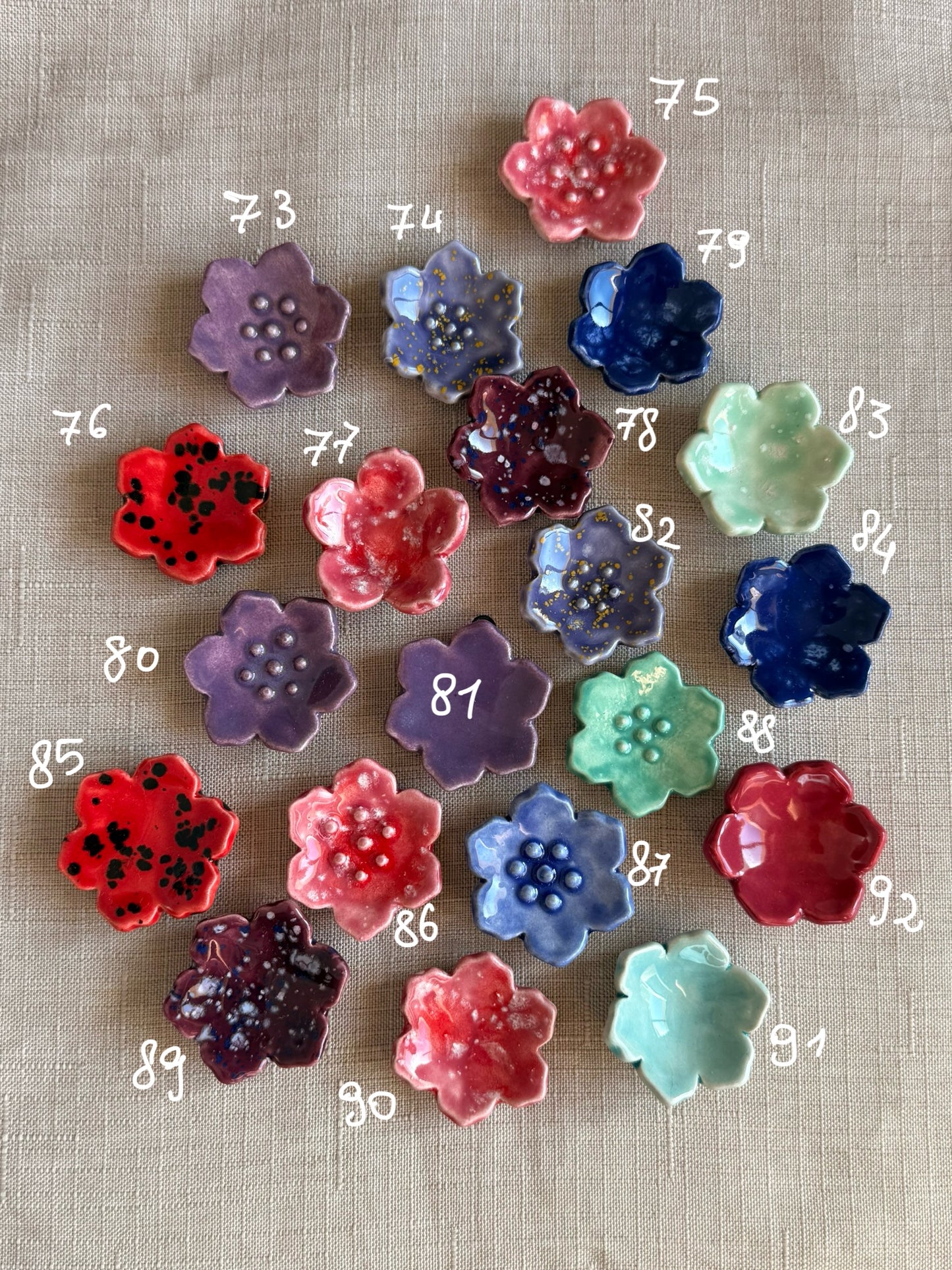 Worry Stones - Foglioline e fiorellini
